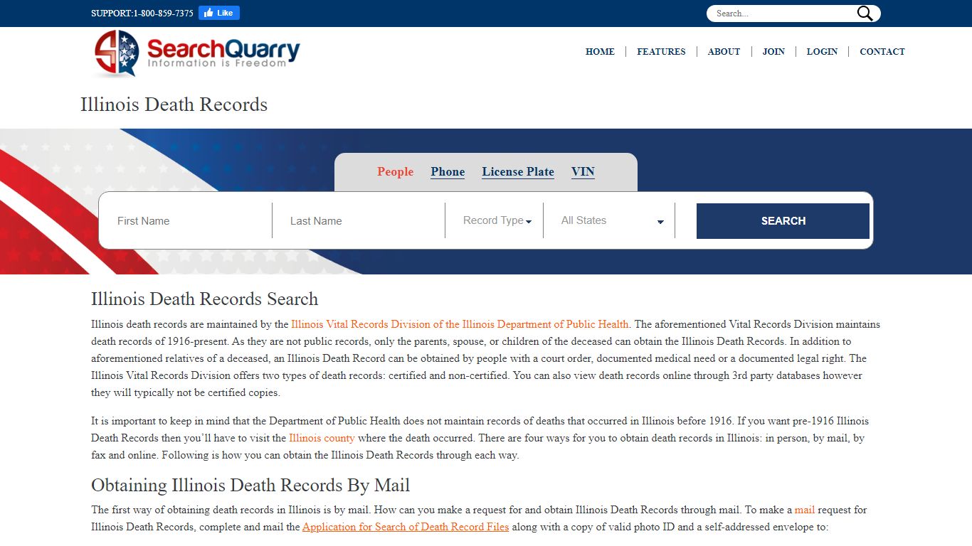 Free llinois Death Records Online | Enter a Name to View ... - SearchQuarry